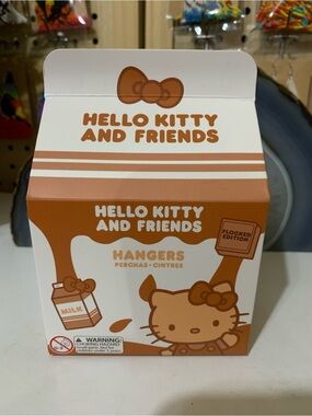 Hello Kitty Brown and White Flocked Hangers - Hello Kitty and Friends